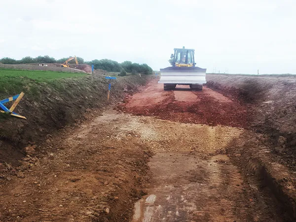 Construction of Earthworks Portland Grounds