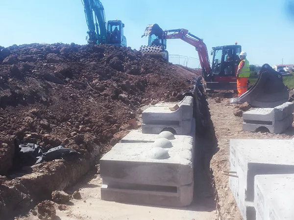 Construction of Earthworks Portland Grounds