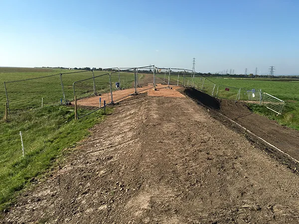 Construction of Earthworks Portland Grounds