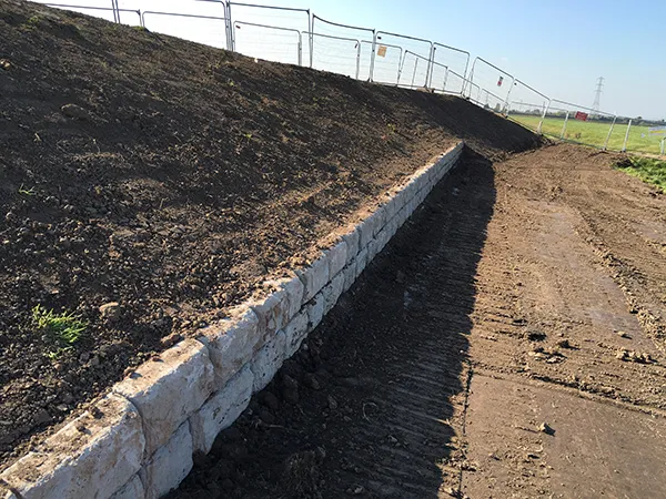 Construction of Earthworks Portland Grounds