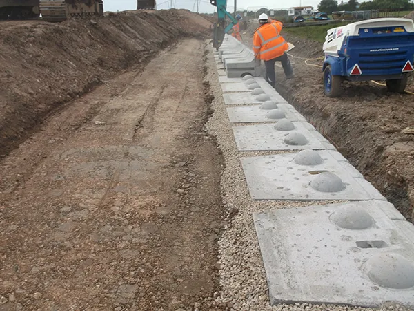 Construction of Earthworks Portland Grounds