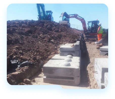 Construction of Earthworks Portland Grounds