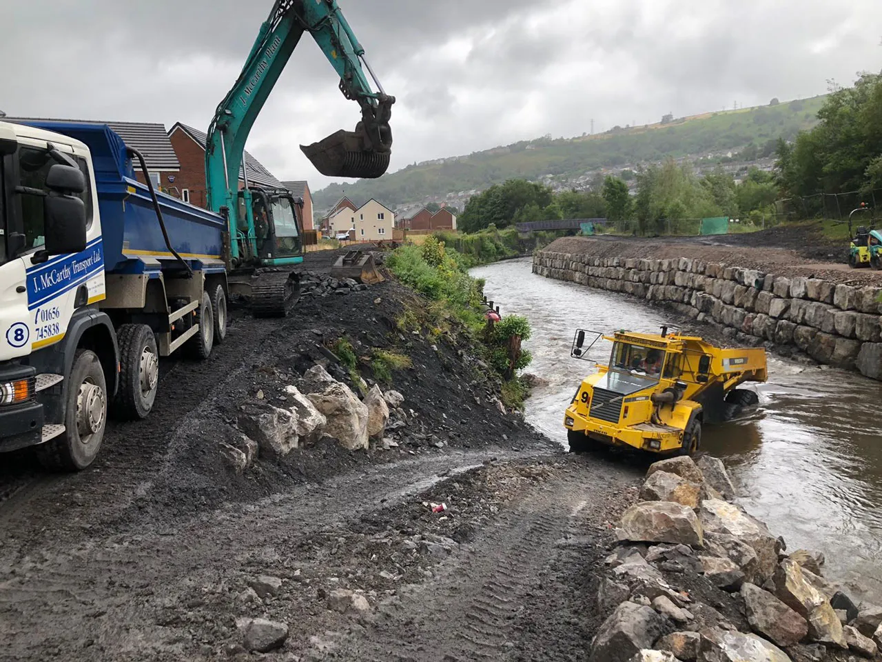 Cynon River Emergency Works