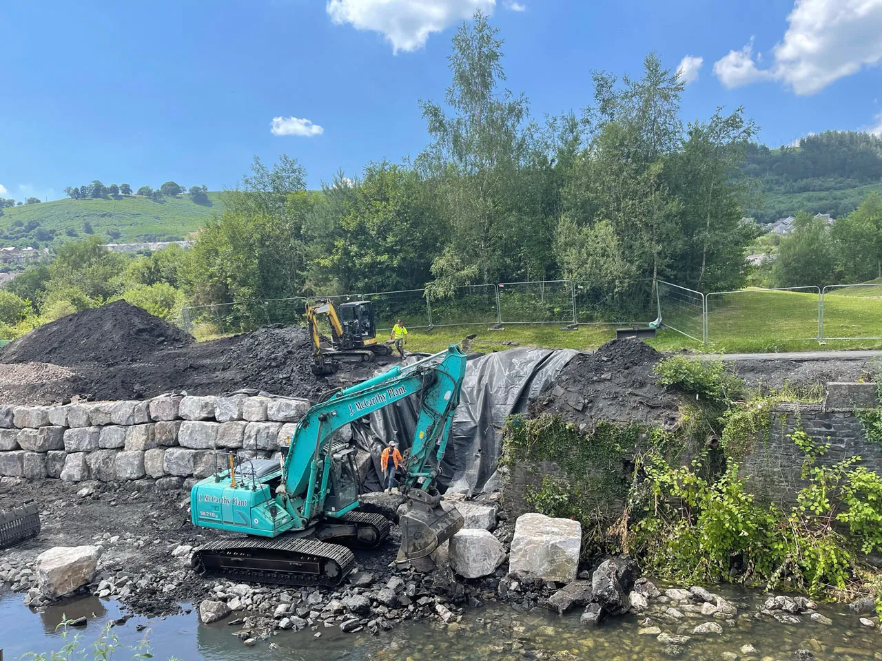 Cynon River Emergency Works
