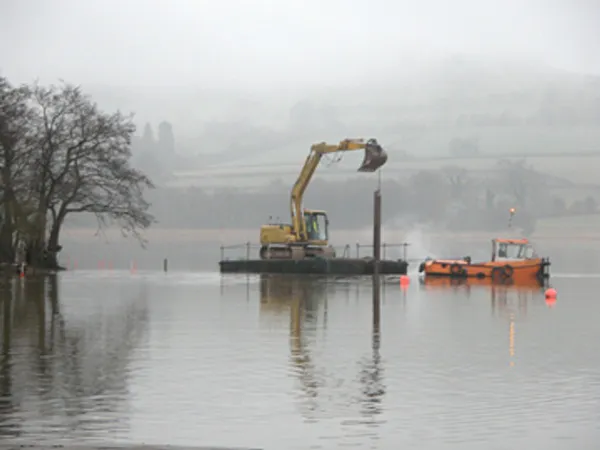 Llangors Lake - Island Erosion Protection