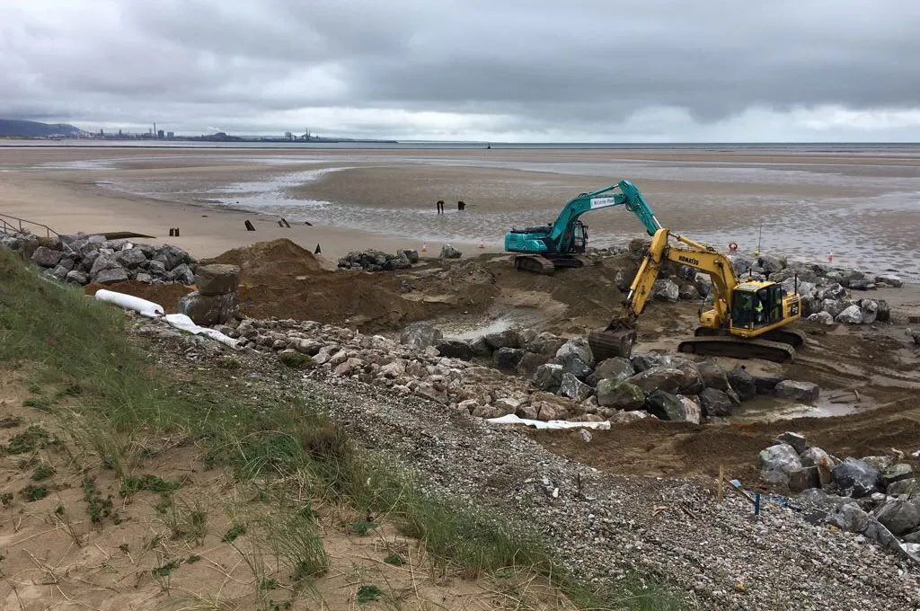 Swansea Bay Campus Navitas Revetment