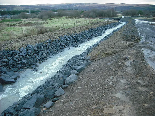Tower Colliery - Watercourse Diversions/Lined Channels