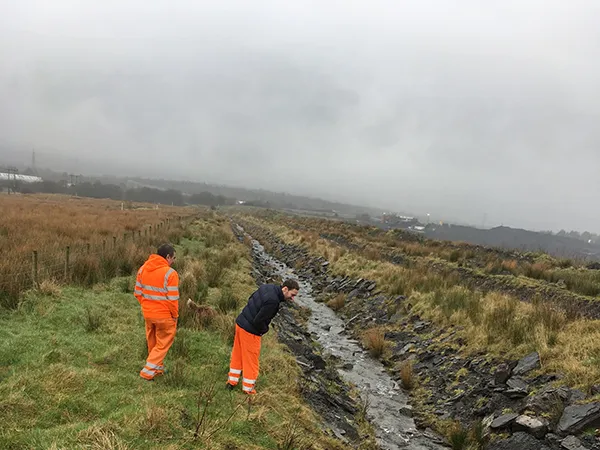 Tower Colliery - Watercourse Diversions/Lined Channels